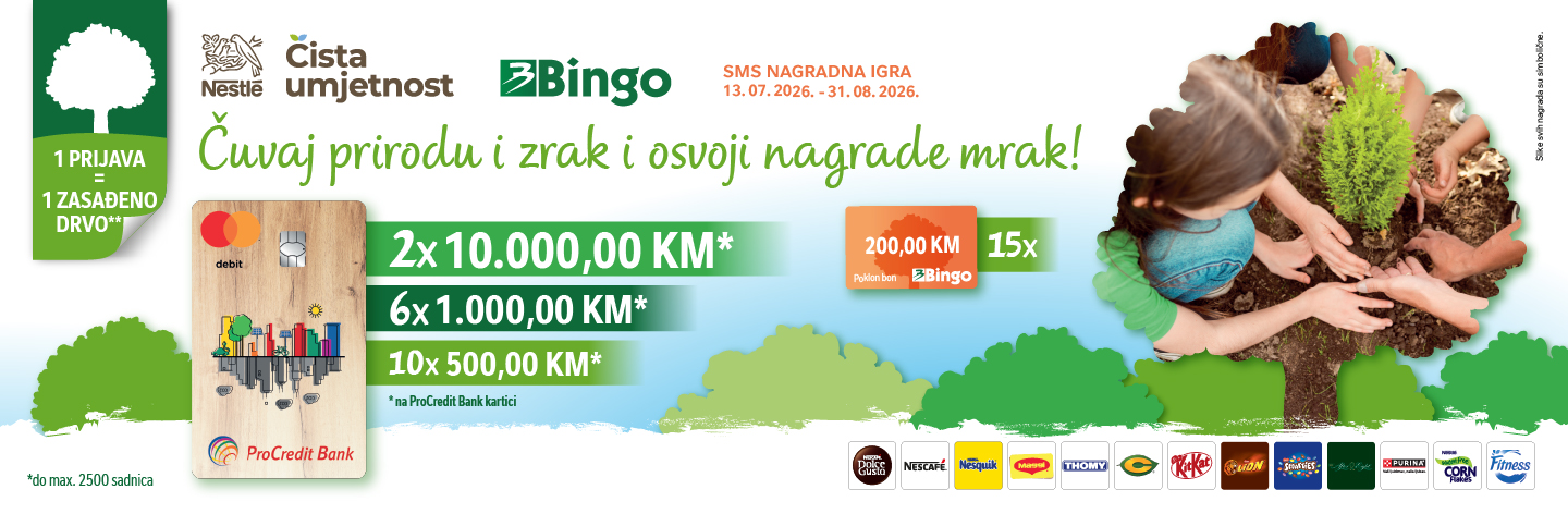 Nagradna igra "Čuvaj prirodu i zrak i osvoji nagrade mrak!"