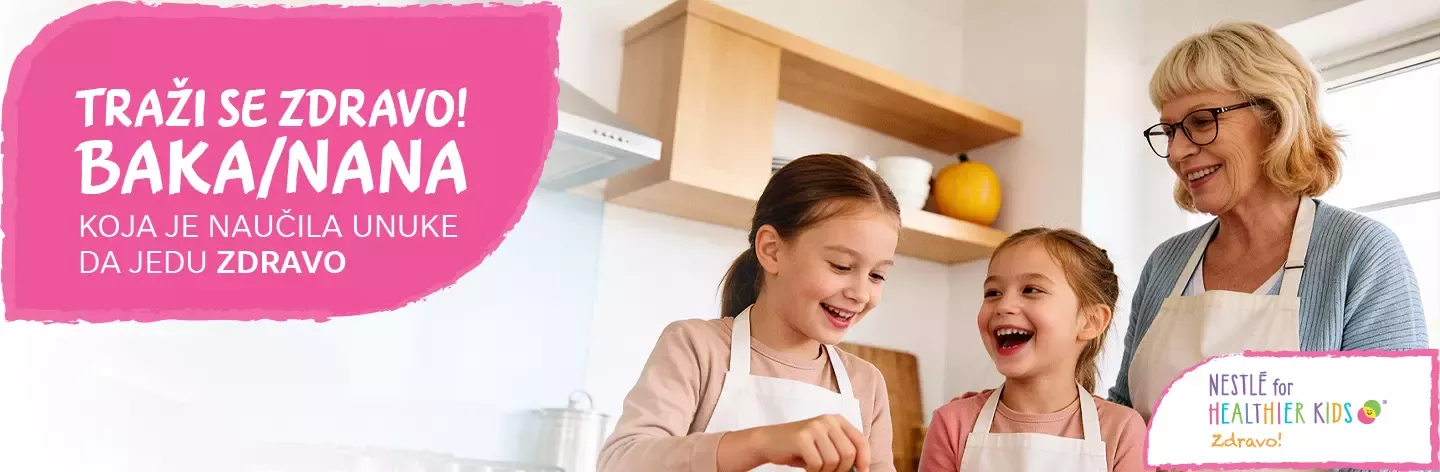 Nestlé nagrađuje tri Zdravo! Bake/Nane: Podijelite recepte i osvojite po 1.000 KM!