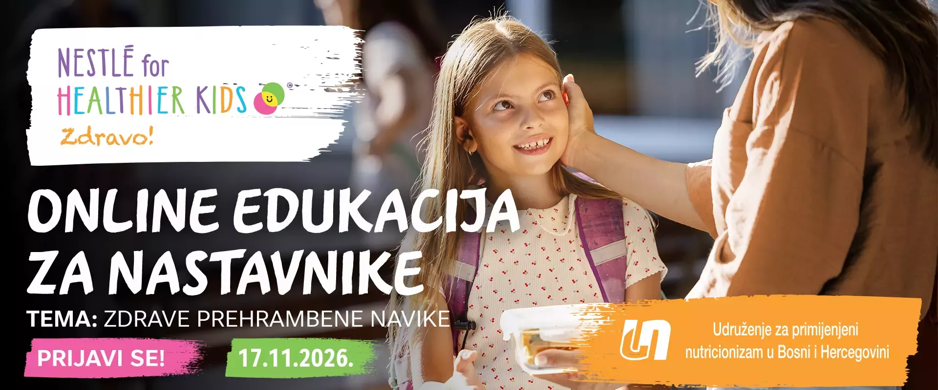 Prijava za online edukaciju Zdravo! 