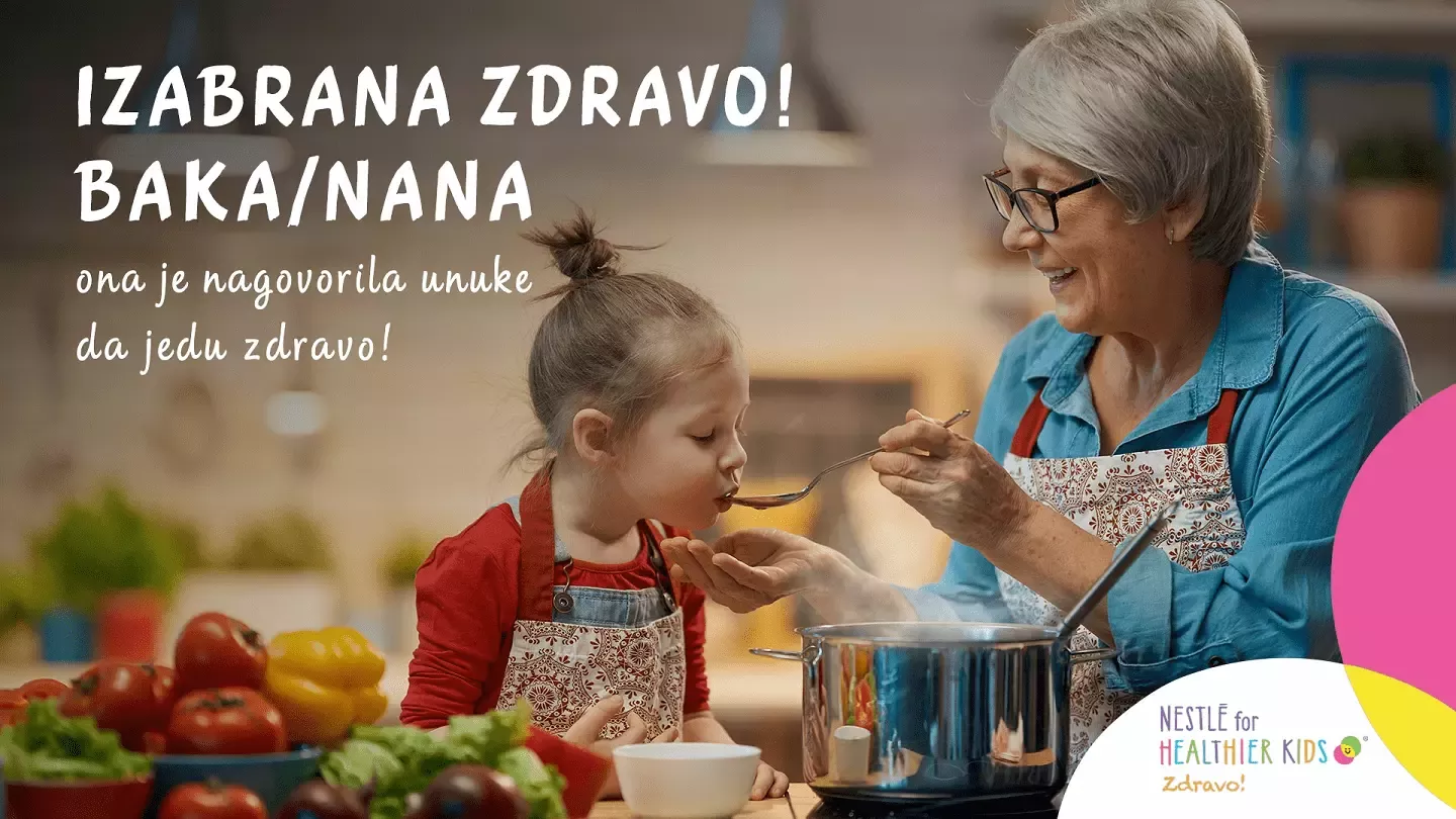 Baka Nana ambasadorica hrani dete