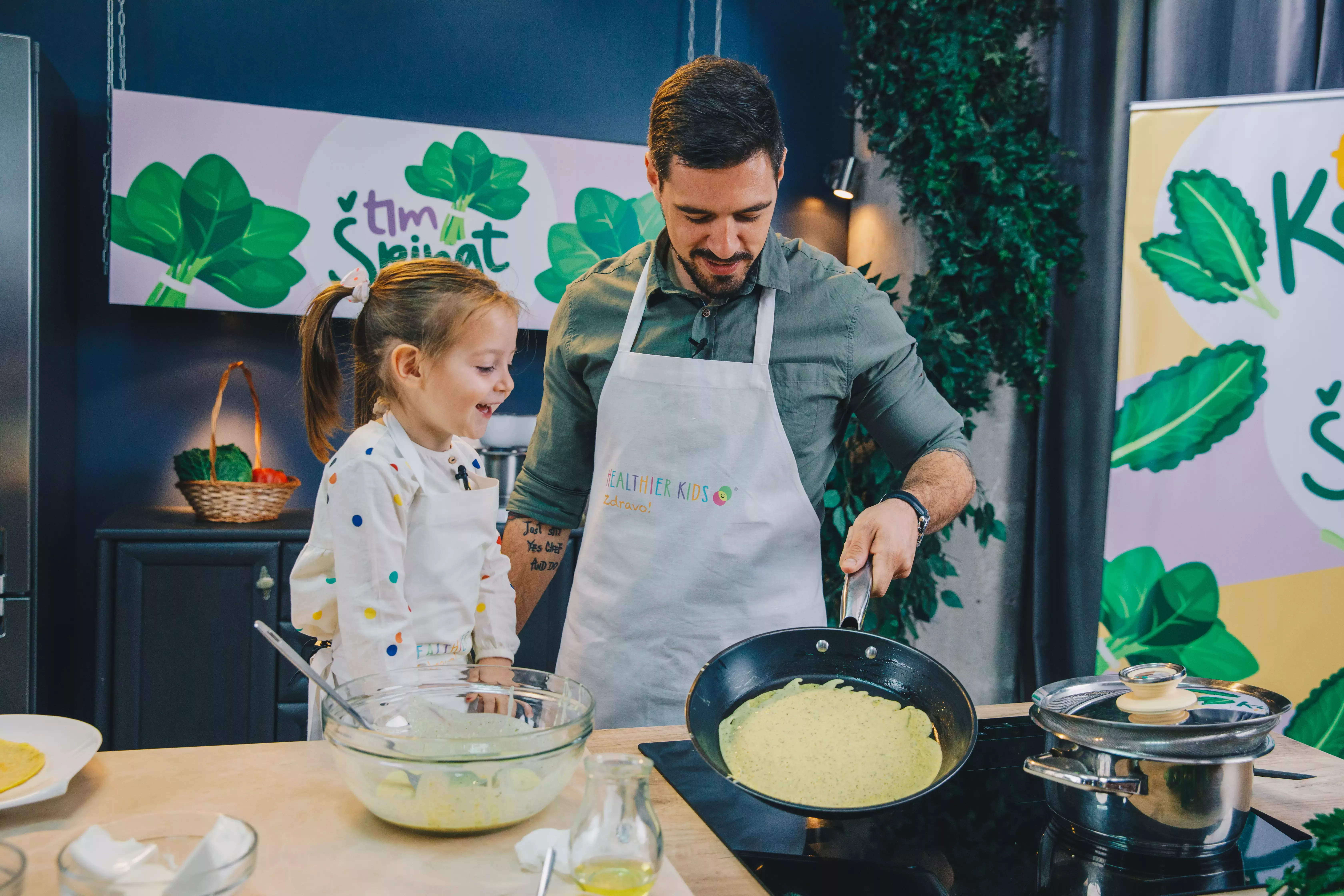 Nestlé Zdravo! – Miran Karić – kuhanje sa kćerkom - palacinke
