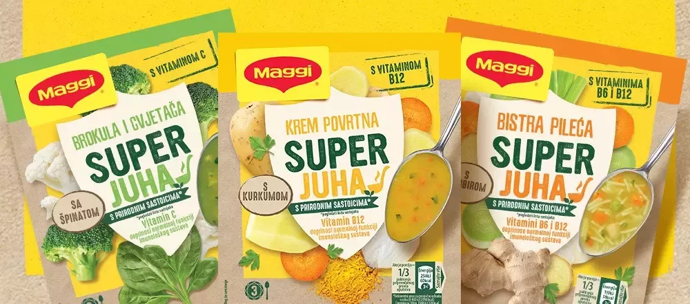 Maggi super supe sa spinatom, kurkumom i djumbirom